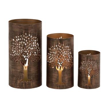 Hurricane candle deals holder set